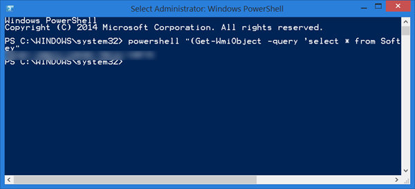 use windows powershell to find windows 7 product key