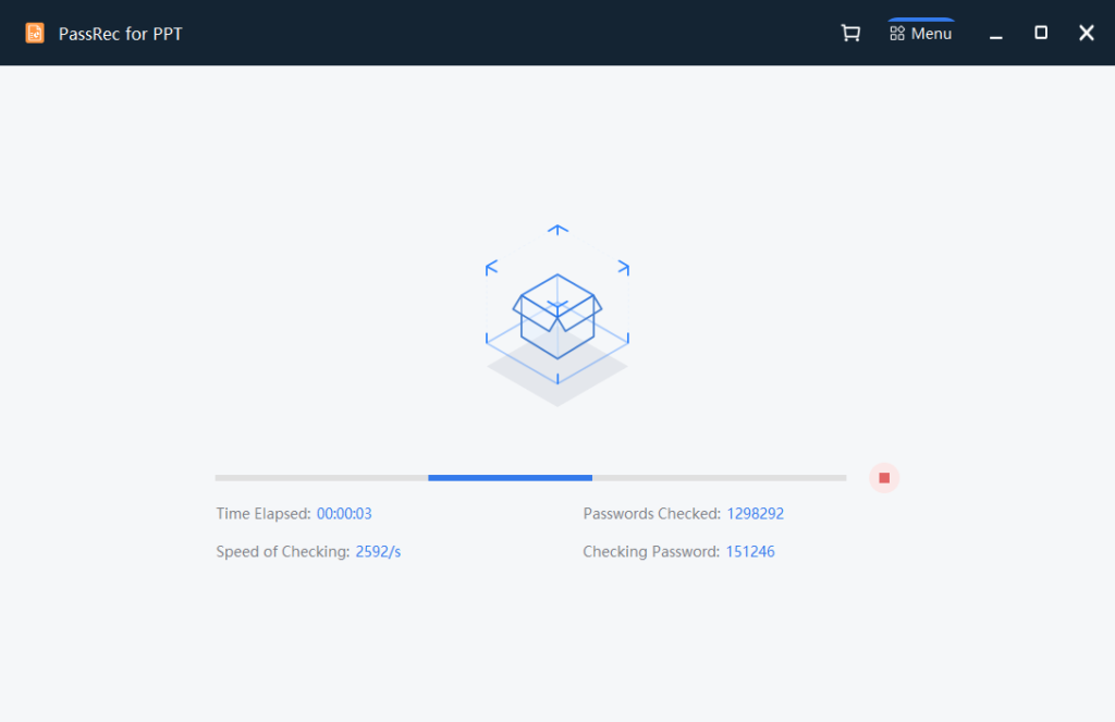 ppt password recovery in progress