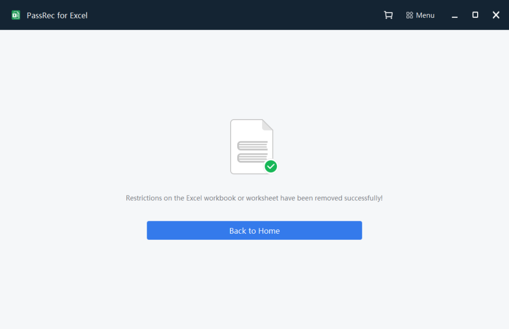 Unlock Encrypted Excel with PassRec for Excel