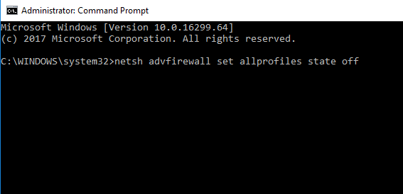 turn firewall off to fix wifi not working on windows