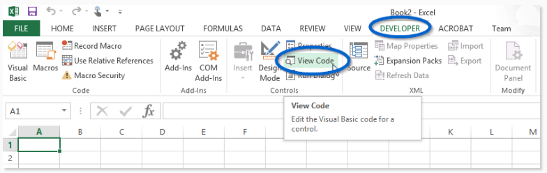 vba method to unprotect excel